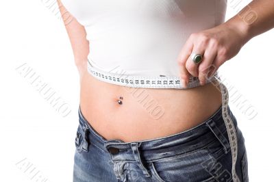 Waist measuring