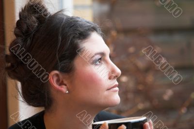 Thoughtful woman