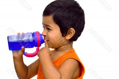 Drinking juice