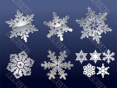 Real snowflakes