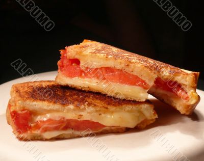 Grilled Cheese and Tomatoe