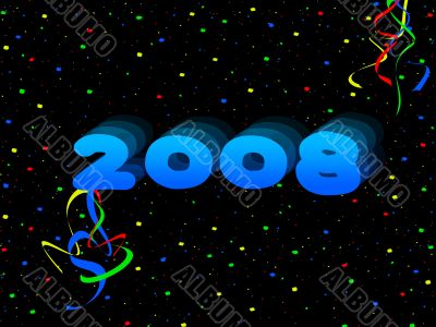 New Year 2008 Background