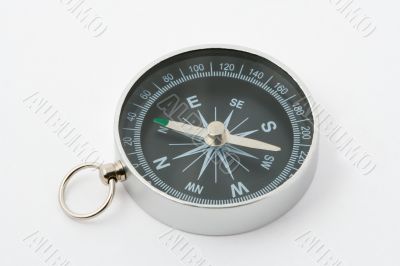 Compass on white background