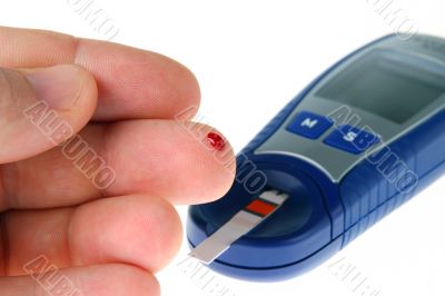Glucose level blood test