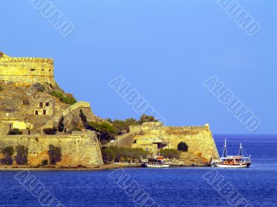 Pier at spinalonga