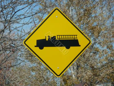 Firetruck Sign