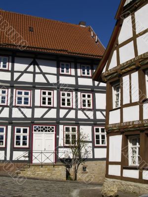 half timbered houses