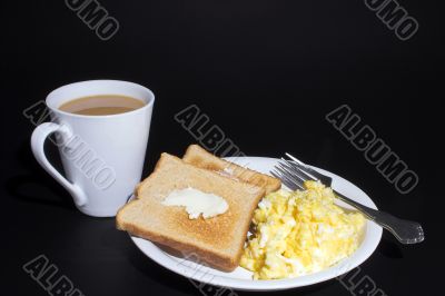 Eggs, Toast and Coffee