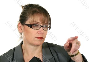 Gesticulating Businesswoman 2