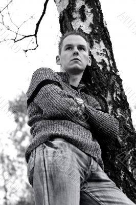 Boy with the dead tree