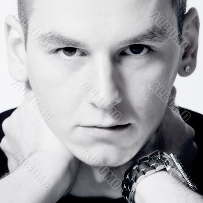 Boy BW portrait