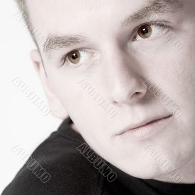 Boys portrait close up