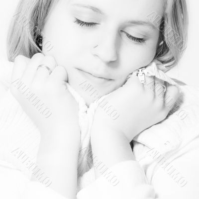 Soft dreaming girl