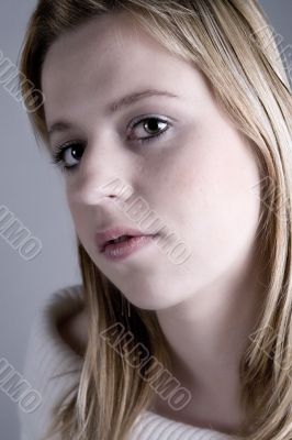 Serious face