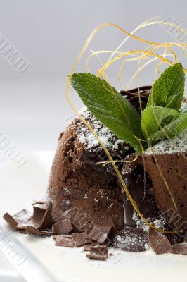 Delicious chocolate dessert
