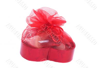 Box of valentine chocolates