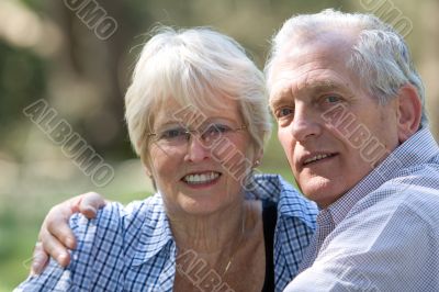 Lovely senior couple