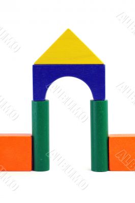 Baby blocks figure - Gate