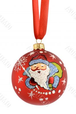 Red christmas ball