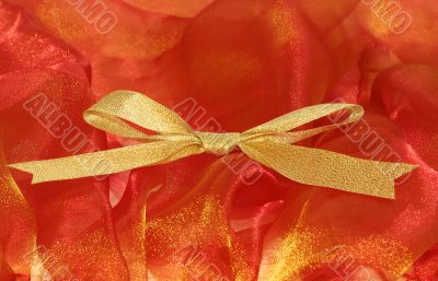 Celebratory and Christmas ribbon