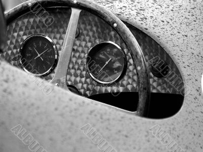 racing car dashboard