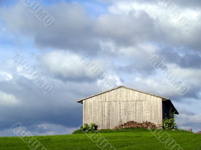 wooden barn