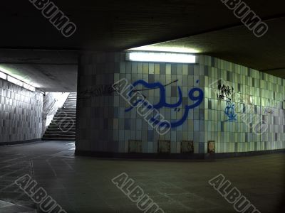 pedestrians tunnel