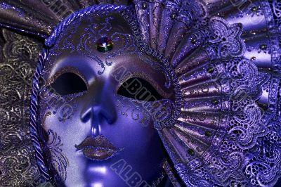 blue mask