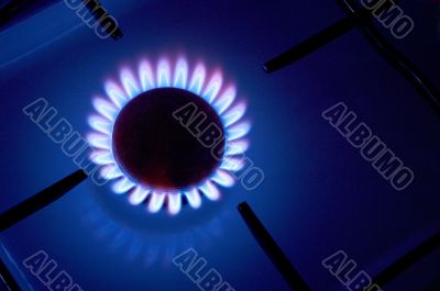 gas fire