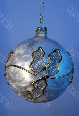 new year  glass ball