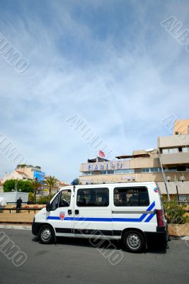 french police vehicle