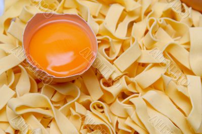 pasta and egg
