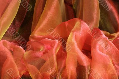 Red golden background / fabric