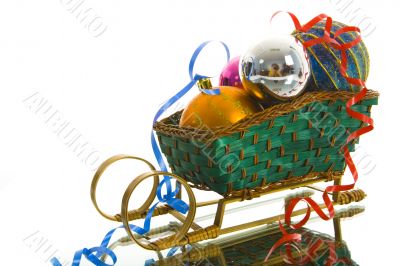 Christmas decoration with mouse