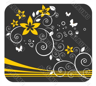 gentle floral pattern