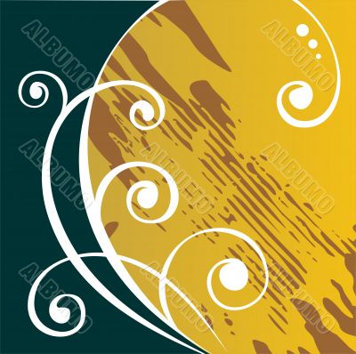 yellow grunge pattern
