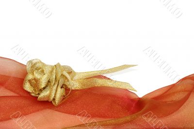 holiday ornament / isolated on white with copyspace