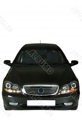 The black Chinese car
