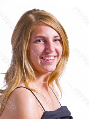 Young Woman Portrait Isolated
