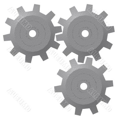 3d Gears Isolated