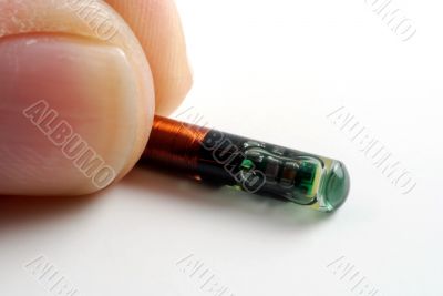 Close up rfid tags