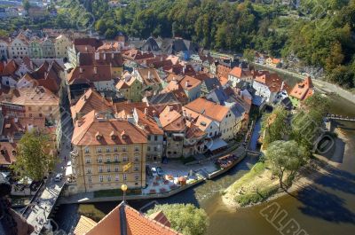 Cesky Krumlov old town