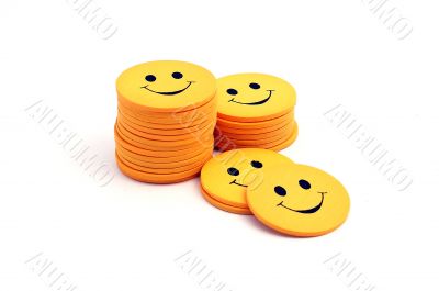 Stack of smilies