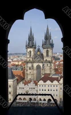 Prague old town square