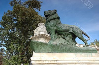 Lion statue