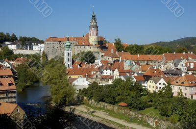 Cesky Krumlov old town