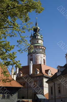 Old castle in Cesky Krumlov