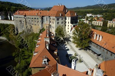 Old palace in Cesky Krumlov