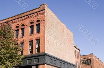Old Brick and Blue Sky