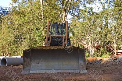 Bulldozer From Front